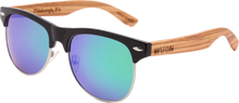 Zebra Wood RetroShade Sunglasses
