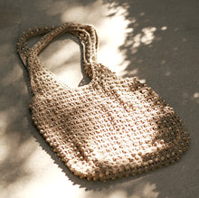 Handmade Wooden Beads Crochet Bag