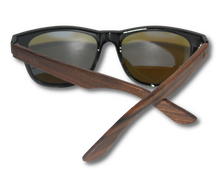 Ebony Wood Wanderer Style Sunglasses